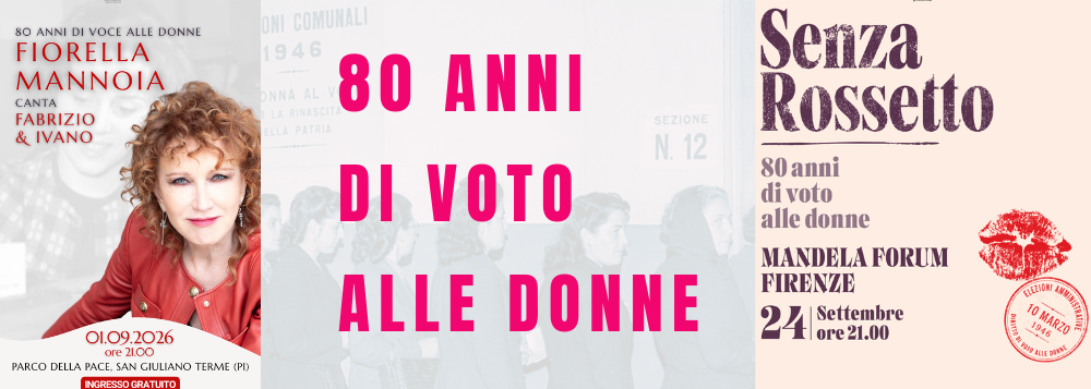 banner locandine donne al voto